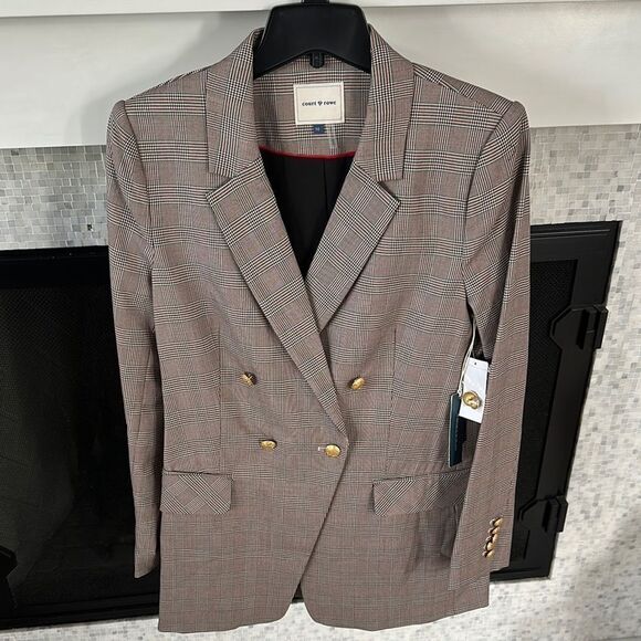 COURT & ROWE Jackets & Blazers - Court & Rowe Plaid Blazer NEW with tags